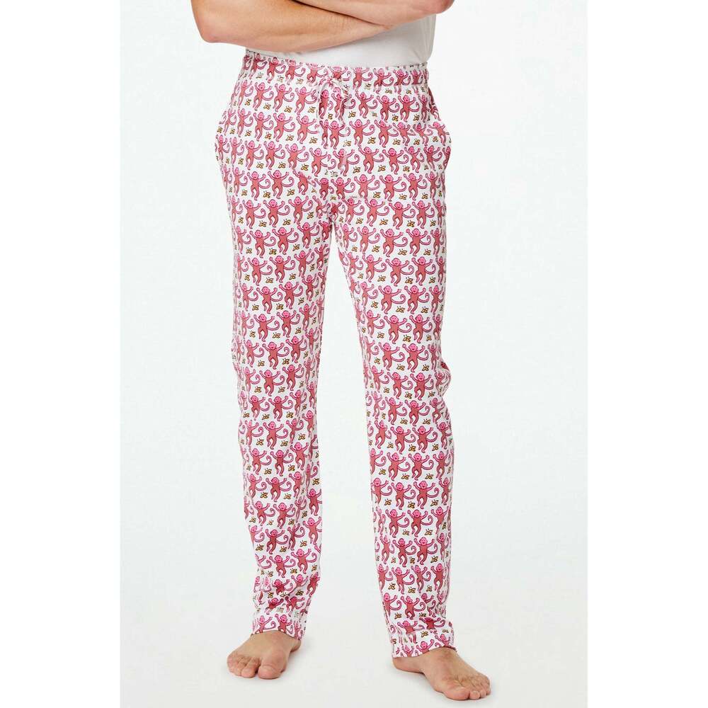 Roller Rabbit Mens Monkey Simon Pant Size XXLPINK / XXL